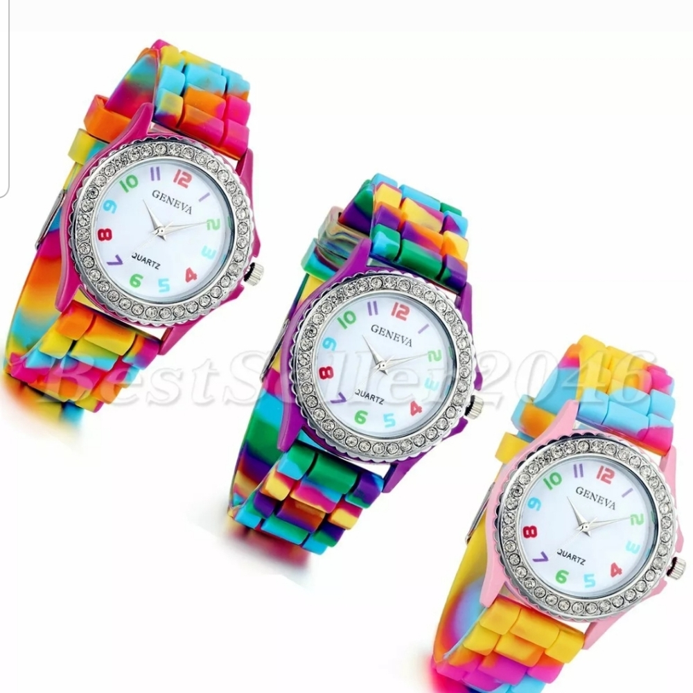 Ladies multiple color watch
